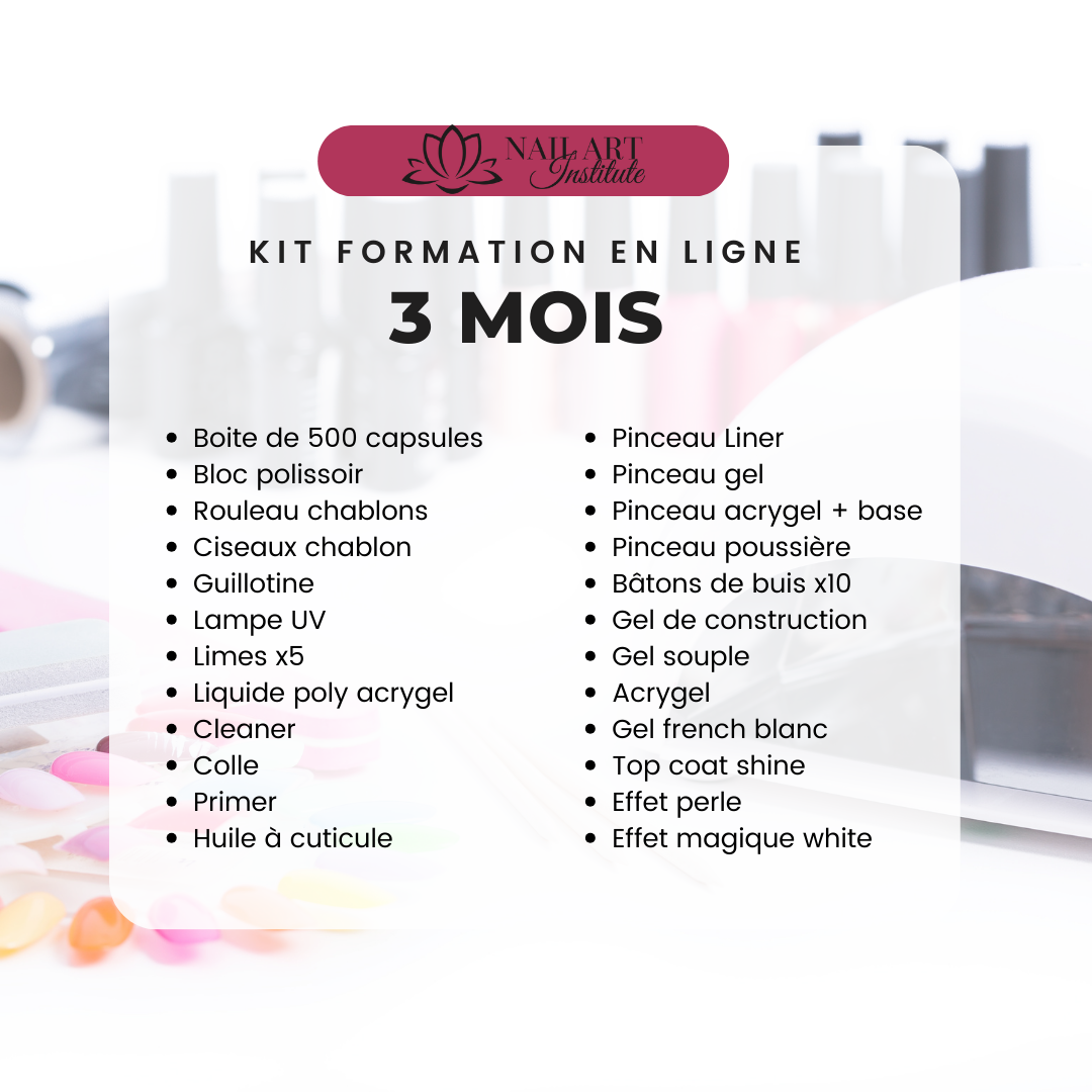Kit de formation en ligne sur 3 mois