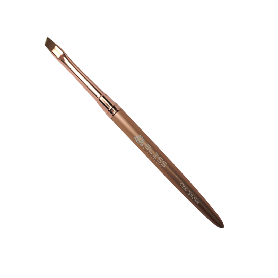 Pinceau One stroke gel taille 4 biseauté.