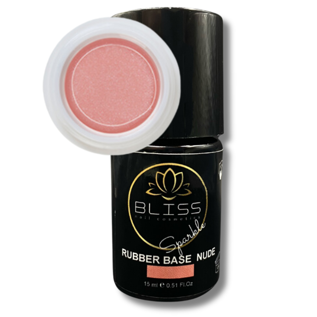Rubber base nude sparkle
