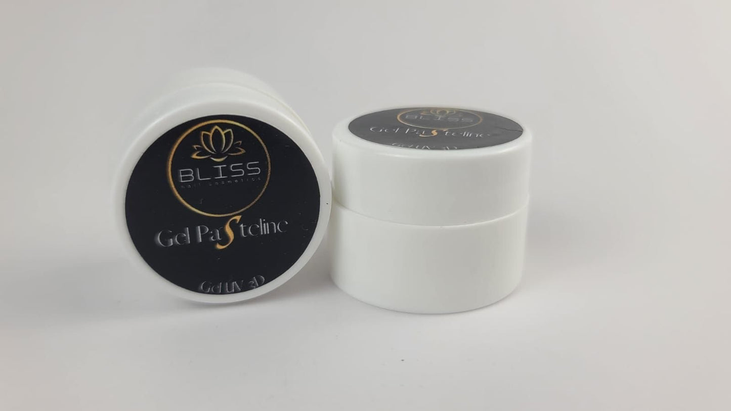 Gel Pasteline Noir pour Nail Art en 3D.