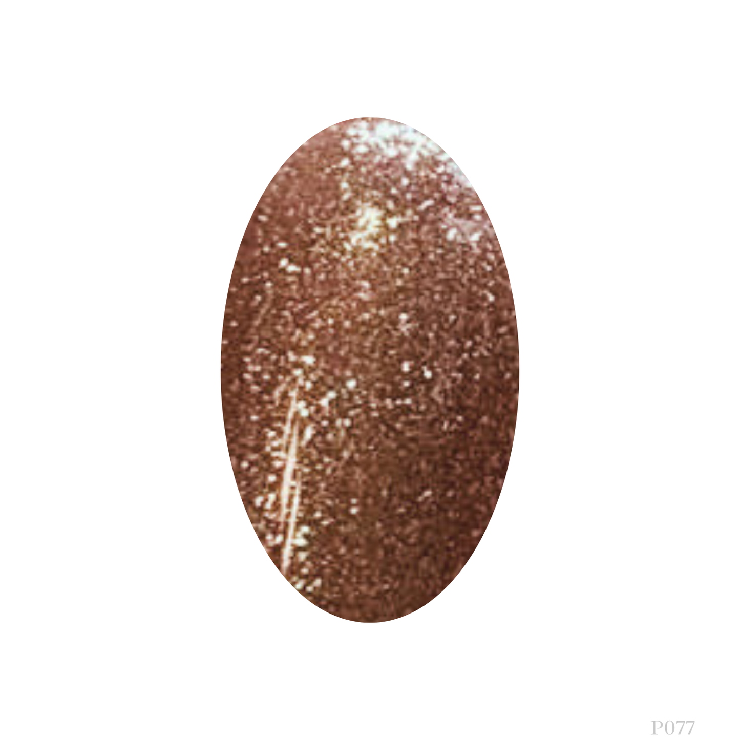 Vernis permanent pailleté sans Hema - P077