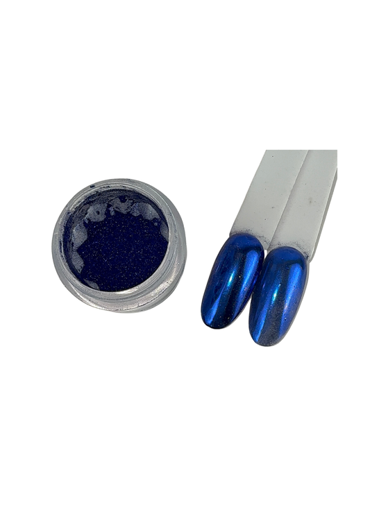 Bliss Chrome bleu électrique, nail art, produit prothésie ongulaire