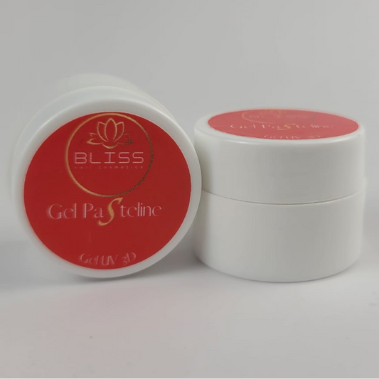 Découvrez le Gel Pasteline Rouge pour Nail Art en 3D de la marque Bliss
