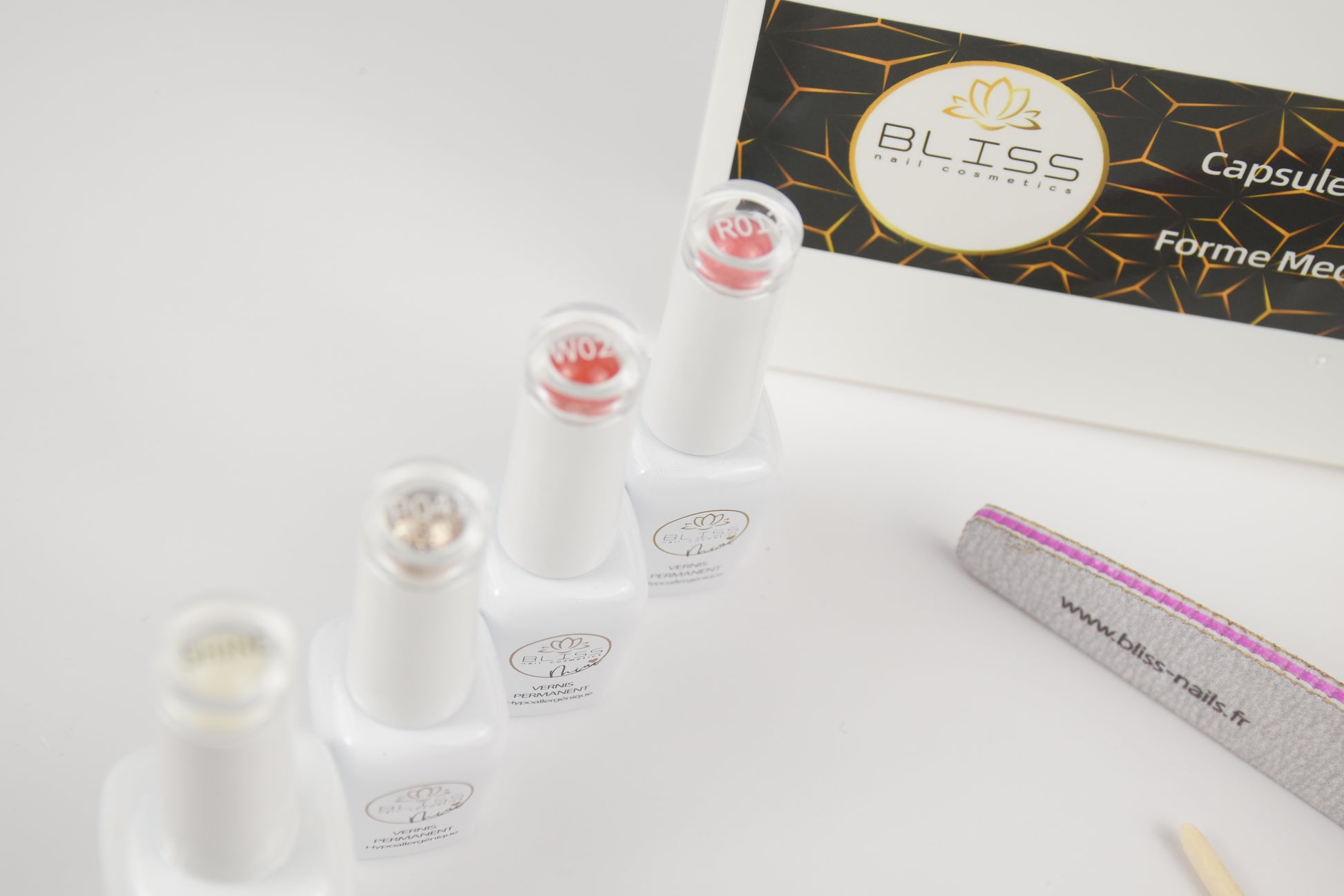 Kit complet de capsules américaines Stiletto et ses vernis permanents
