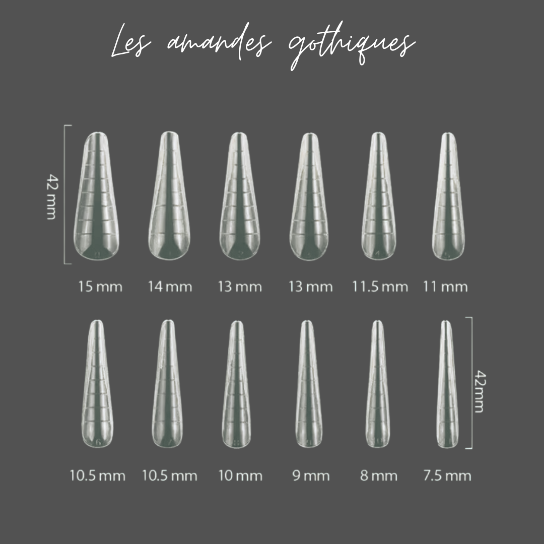 Bliss vous propose son lot de popit de forme amande ghotique