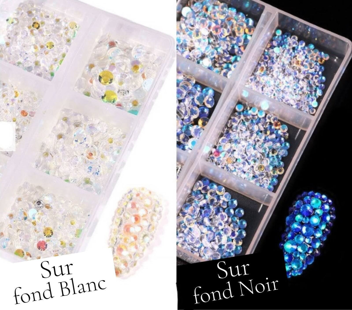 Bliss vous propose de sublimer vos poses grâce aux strass "cristal"