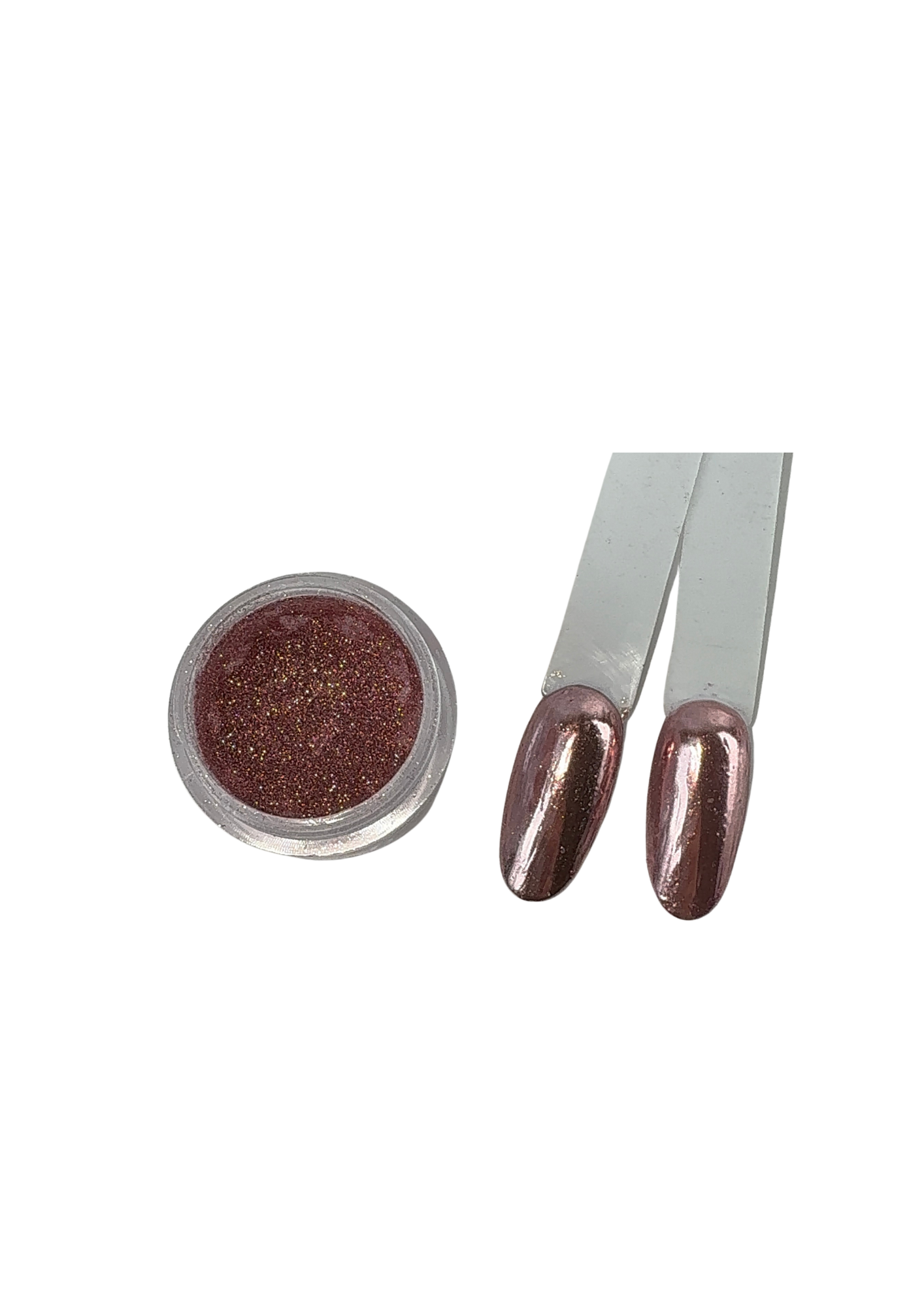 Chrome vieux rose, produit prothésie ongulaire, nail art 