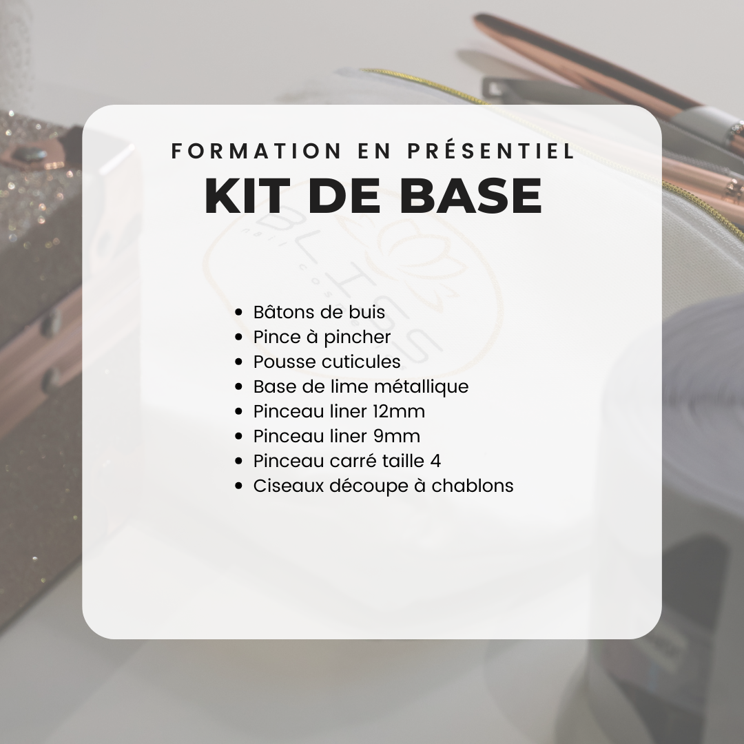 Kit de base pour la prothésie ongulaire 