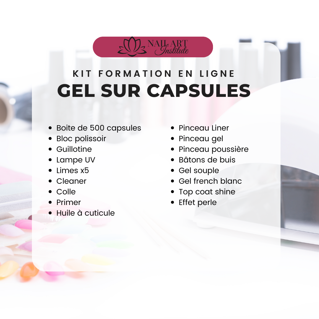 kit pour capsule et gel 