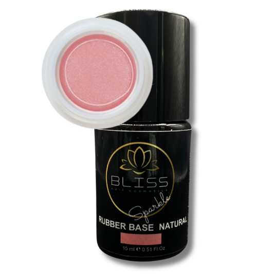 Bliss vous propose sa rubber base natural sparkle 