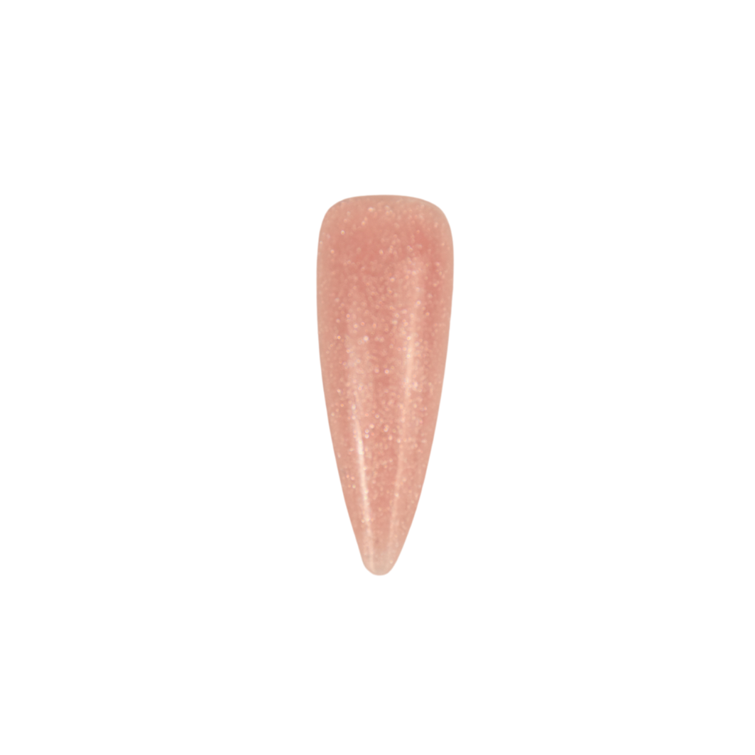 acrygel pink glitter sur nuancier 